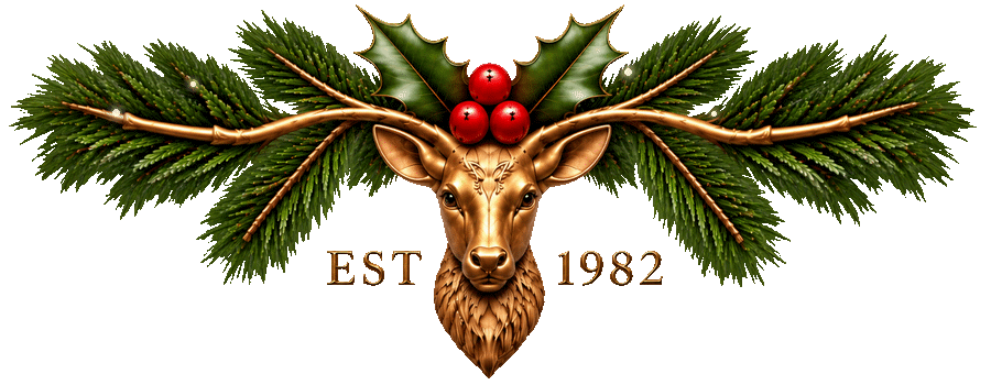 Trinity deer and greenery